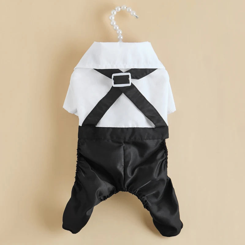 Coat Handsome Pets Dog Suit Wedding Dress Pet