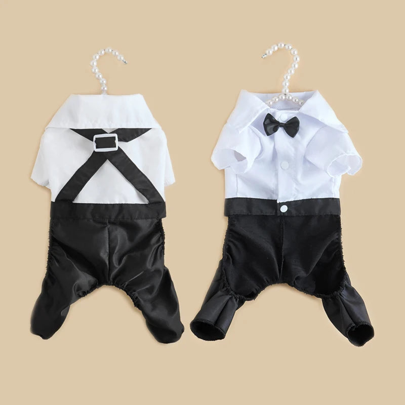 Coat Handsome Pets Dog Suit Wedding Dress Pet