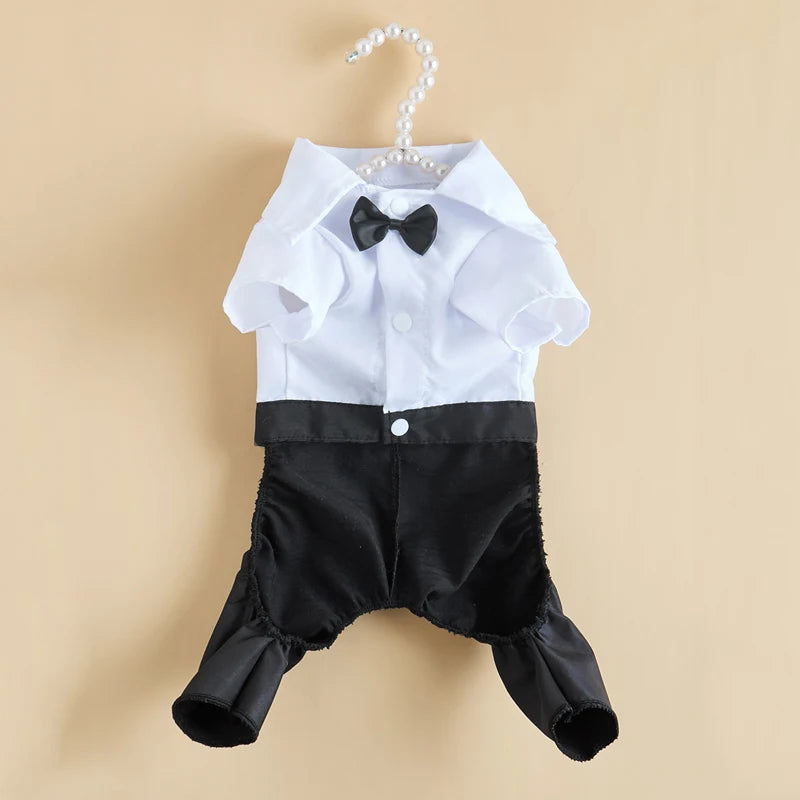 Coat Handsome Pets Dog Suit Wedding Dress Pet