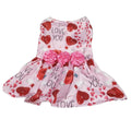 Dog Print Dress Cute Dog Princess Dress