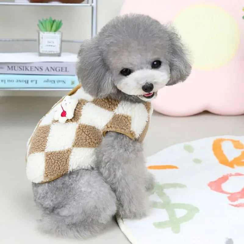 1pc Pet Dog Clothes Soft Warm Fleece Costume Coats