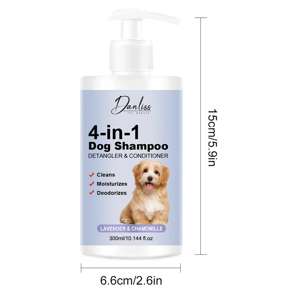 cat and dog shampoo, pet cleaning, pet odor removal hair protection, making hair softer,