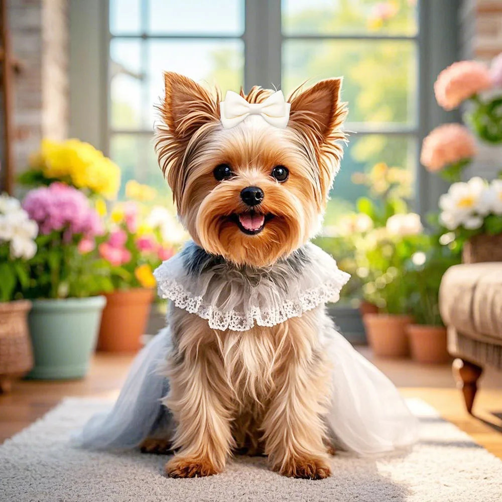 2PCS Pet Hair Accessories Dog Bowknots Pet Supplies