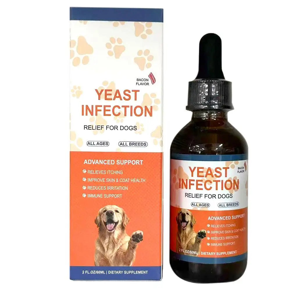 Gotas para Perros de 60 ml, 3 Tipos, Suplemento de Cuidado Suave para Mantener un Pelaje y una Piel Saludables, Gotas Herbales para el Cuidado de Mascotas