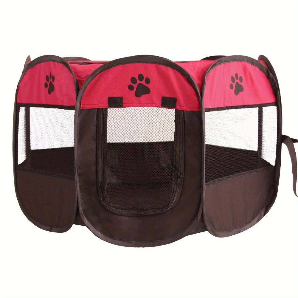 Classic-Style Portable Pet Playpen & Tent