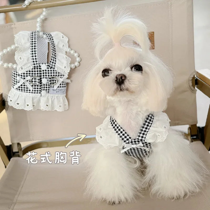 Pet Dog Clothes Lace Skirt  Princess Dress