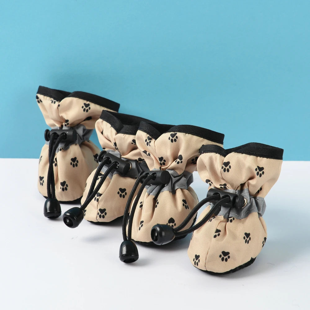 4pcs Pet Dog Shoes For Small Large Dogs