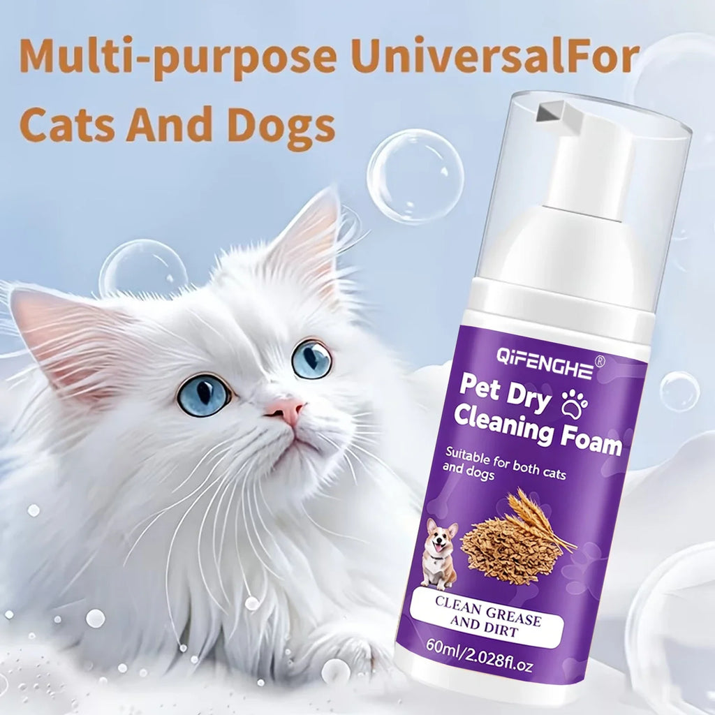 Pet Dry Shampoo for Dogs & Cats
