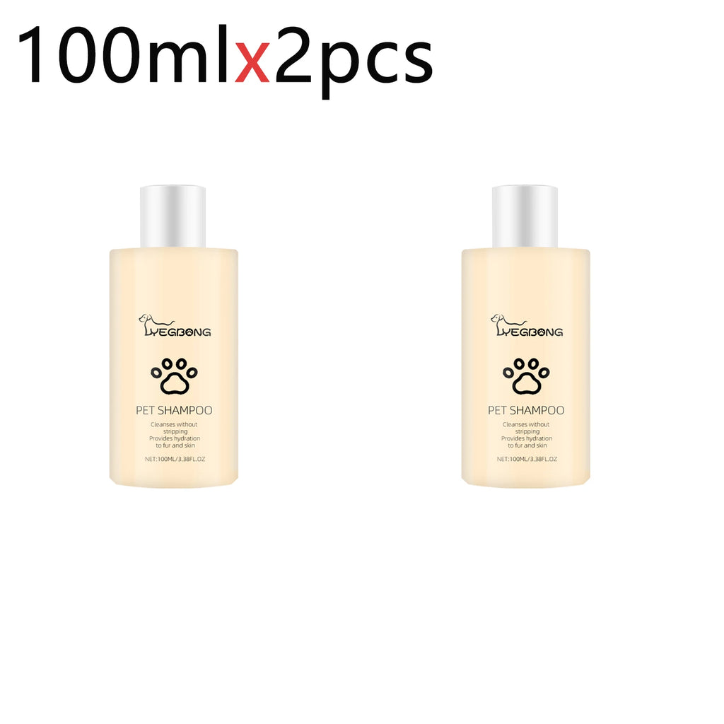 Pet Wash Shampoo Dogs Hair Soften Dirts Mites Removal Flea Killer