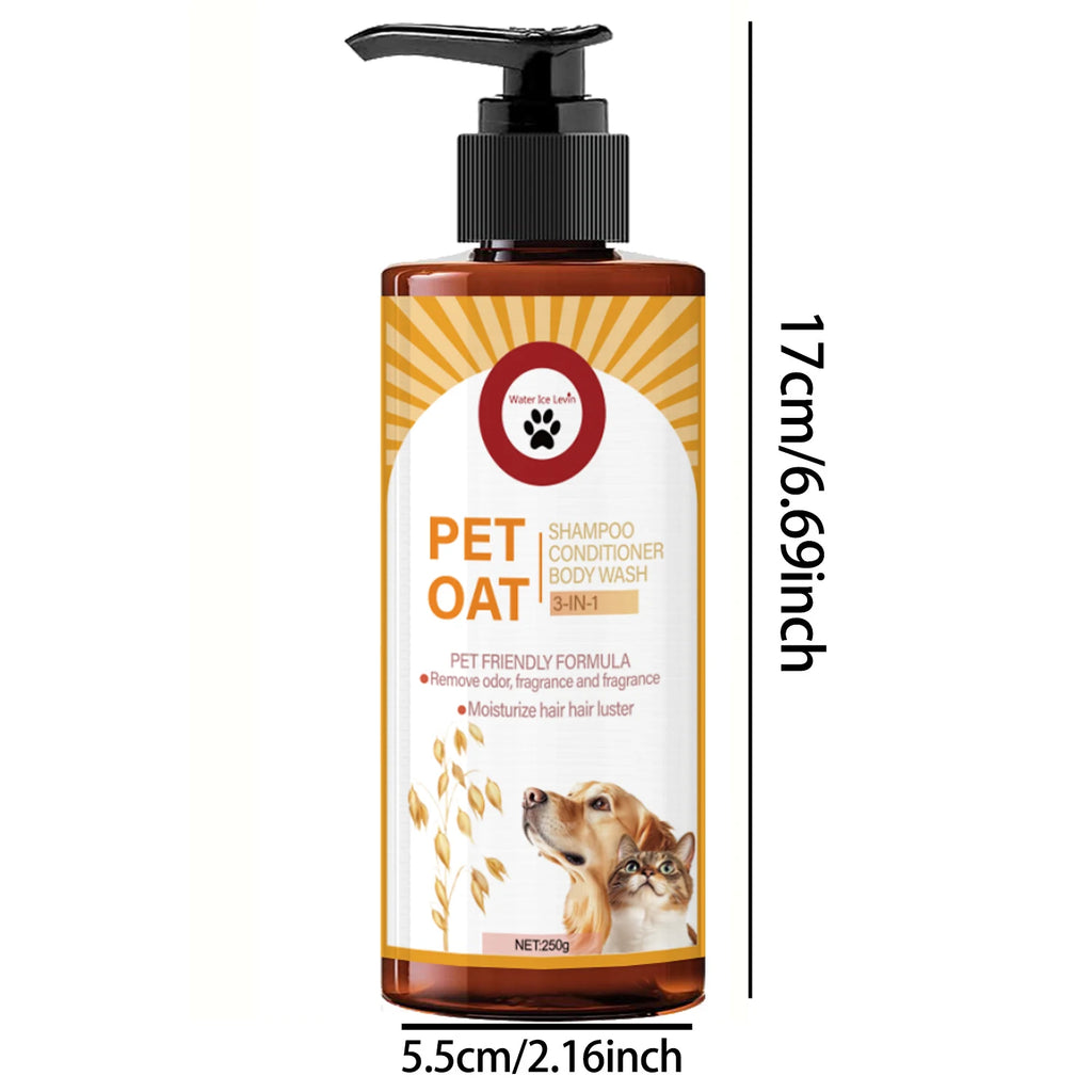 Pet Shampoo; Cleans Hair, Removes Odors, Fragrance
