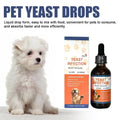 Suplemento Líquido de 60 ml para Infecciones por Levaduras en Mascotas, para Perros y Gatos, Salud Intestinal, Sistema Inmunológico y Digestión