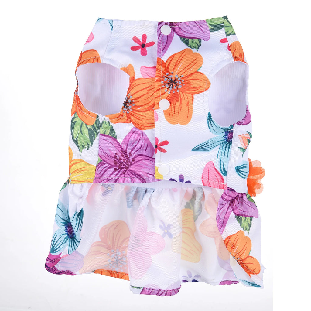 Pet Dress For Dogs Cats Cozy Summer Puppy