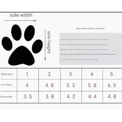 Breathable Pet Shoes Non-Slip Shoes for Small Dogs Waterproof