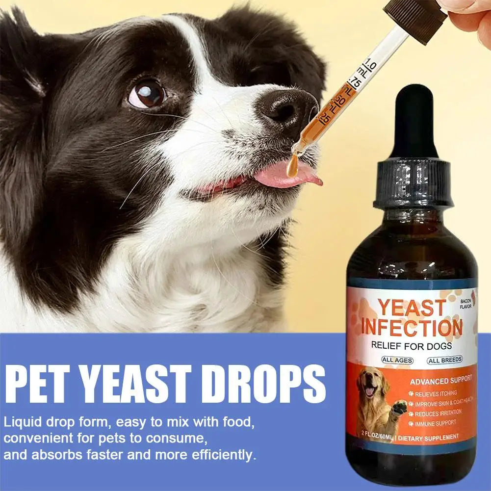 60ML 3kinds Dog Pet Drops Gentle Care Supplement To Maintain Healthy