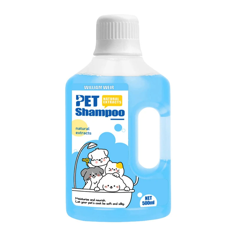500ml Pet Bath Shampoo Cats Dogs Shower Care And Cleaning Gentle