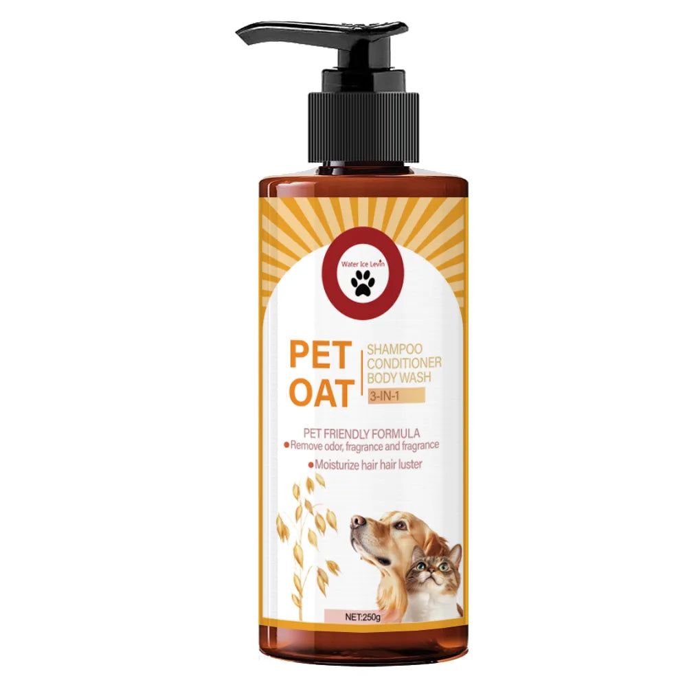 Pet Shampoo; Cleans Hair, Removes Odors, Fragrance