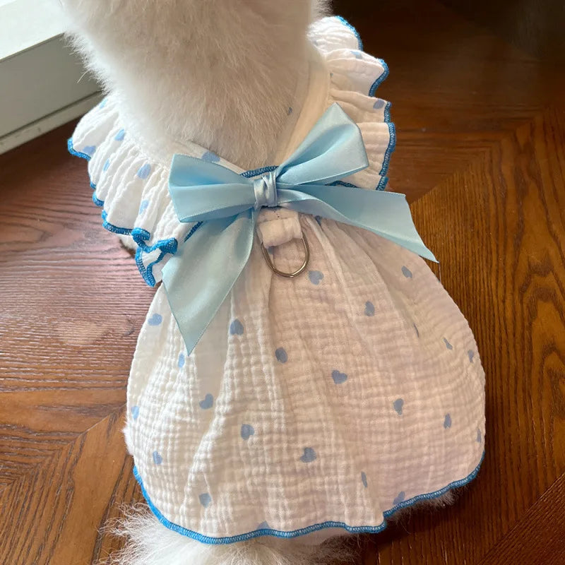 Pet dresses accessories clothes for spring and summer dogs