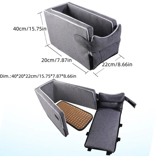 Car Center Console Pet Bed Mat
