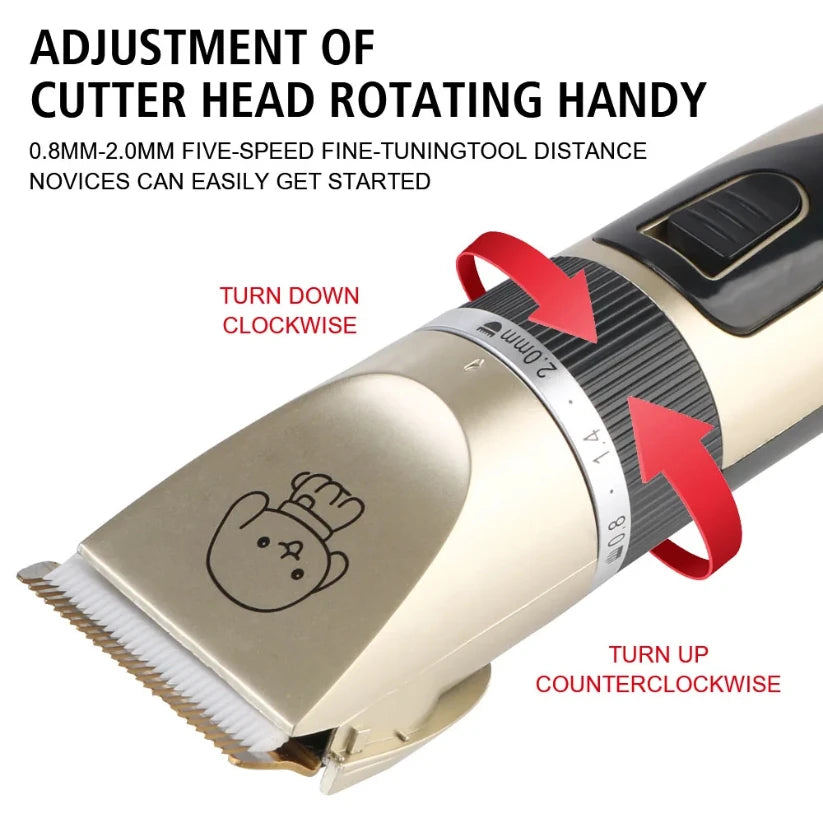 Pet Hair Clipper Haircut Trimmer Shaver Set