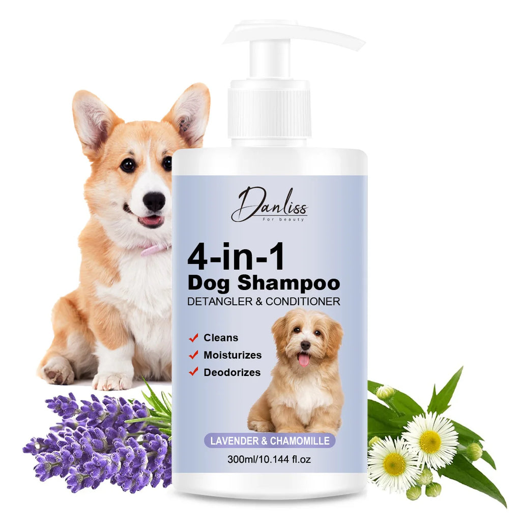 cat and dog shampoo, pet cleaning, pet odor removal hair protection, making hair softer,