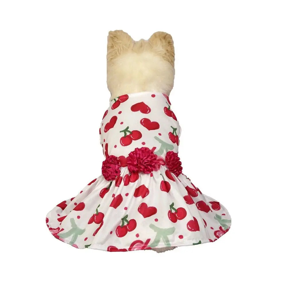 Dog Print Dress Cute Dog Princess Dress
