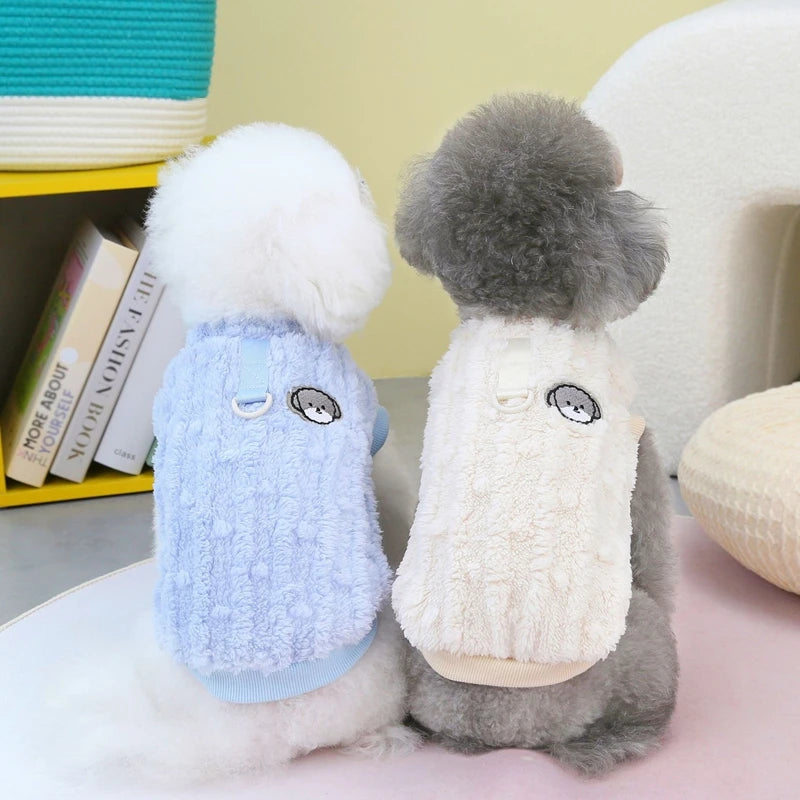 Pet Clothes Soft Fleece Dog Clothes