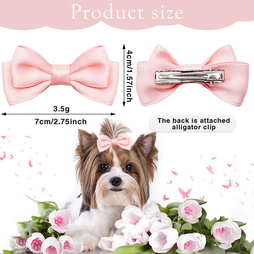2PCS Pet Hair Accessories Dog Bowknots Pet Supplies