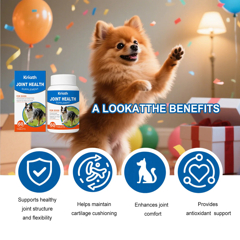 Tabletas de Suplemento para el Cuidado de las Articulaciones de Perros PetFlex, Fórmula Nutritiva que Mejora la Flexibilidad, Protege el Cartílago y Alivia las Molestias en Mascotas