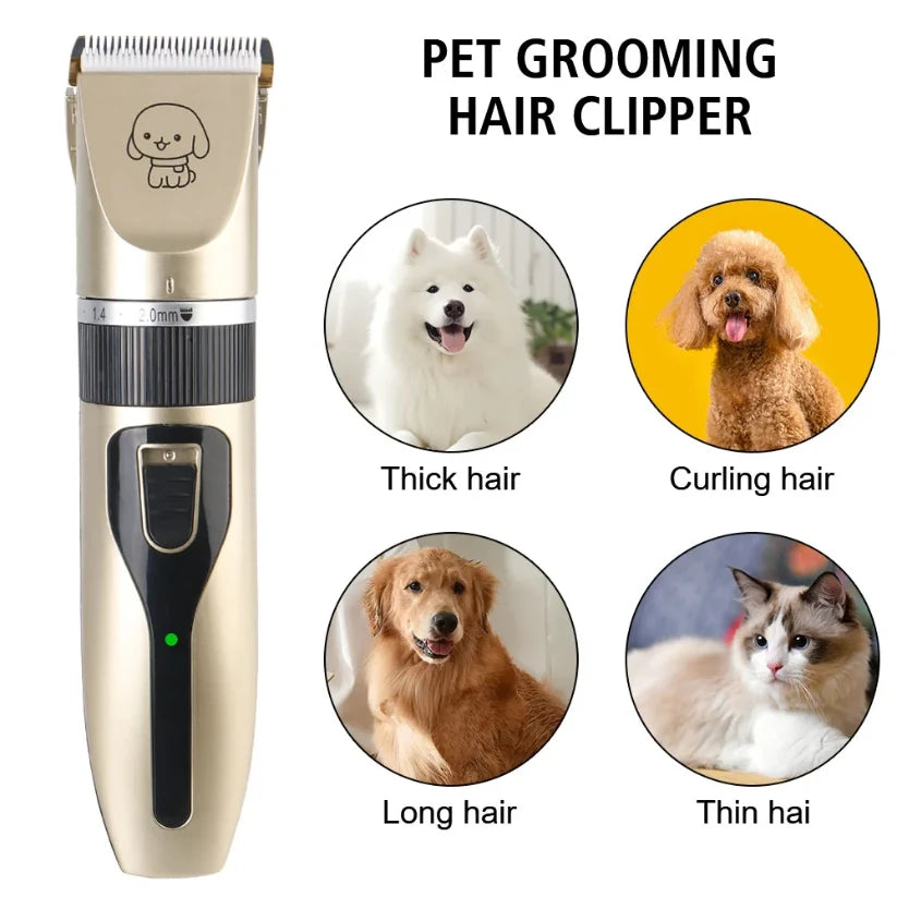 Pet Hair Clipper Haircut Trimmer Shaver Set