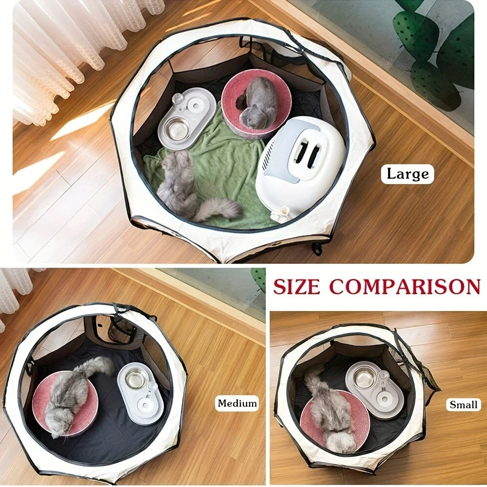 Classic-Style Portable Pet Playpen & Tent