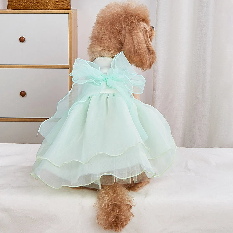 Pet Clothes Dog Wedding Dress
