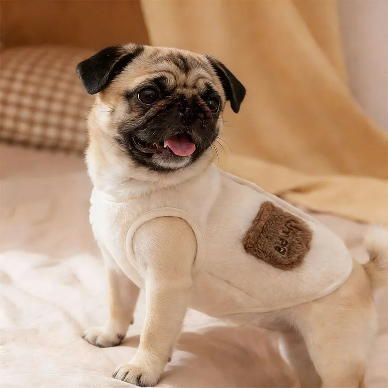 Pet Vest Fleece Puppy Warm Clothing For Autumn