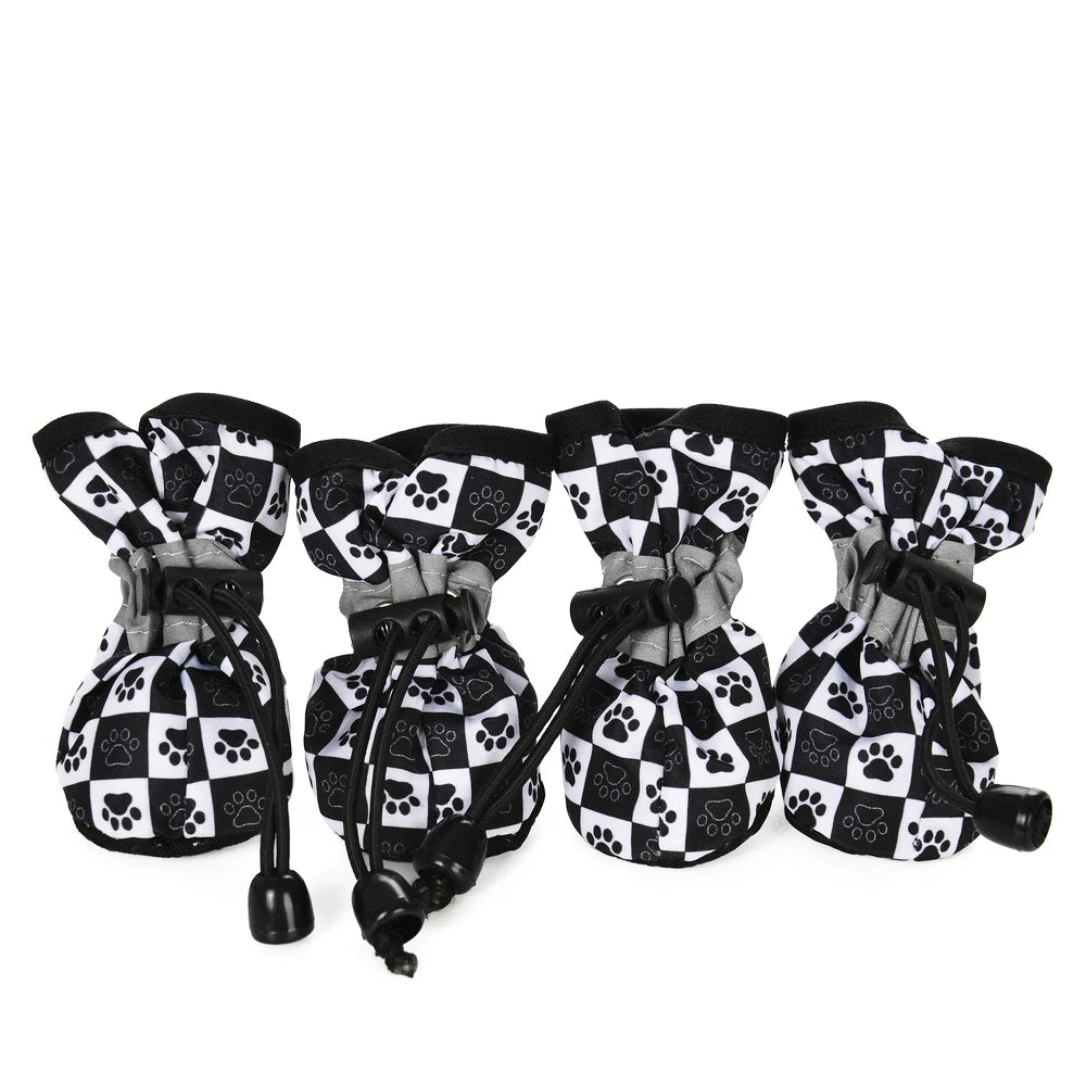 4pcs Pet Dog Shoes For Small Large Dogs