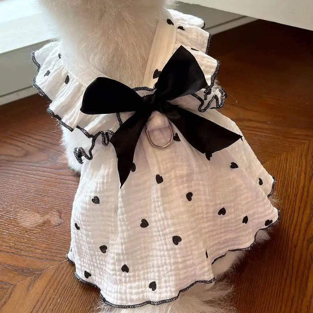 Pet dresses accessories clothes for spring and summer dogs