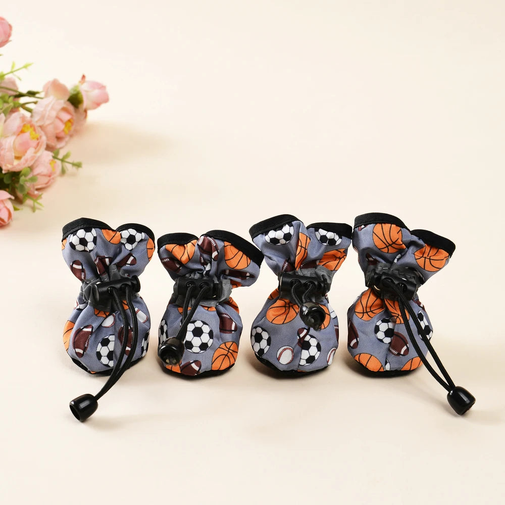 4pcs Pet Dog Shoes For Small Large Dogs