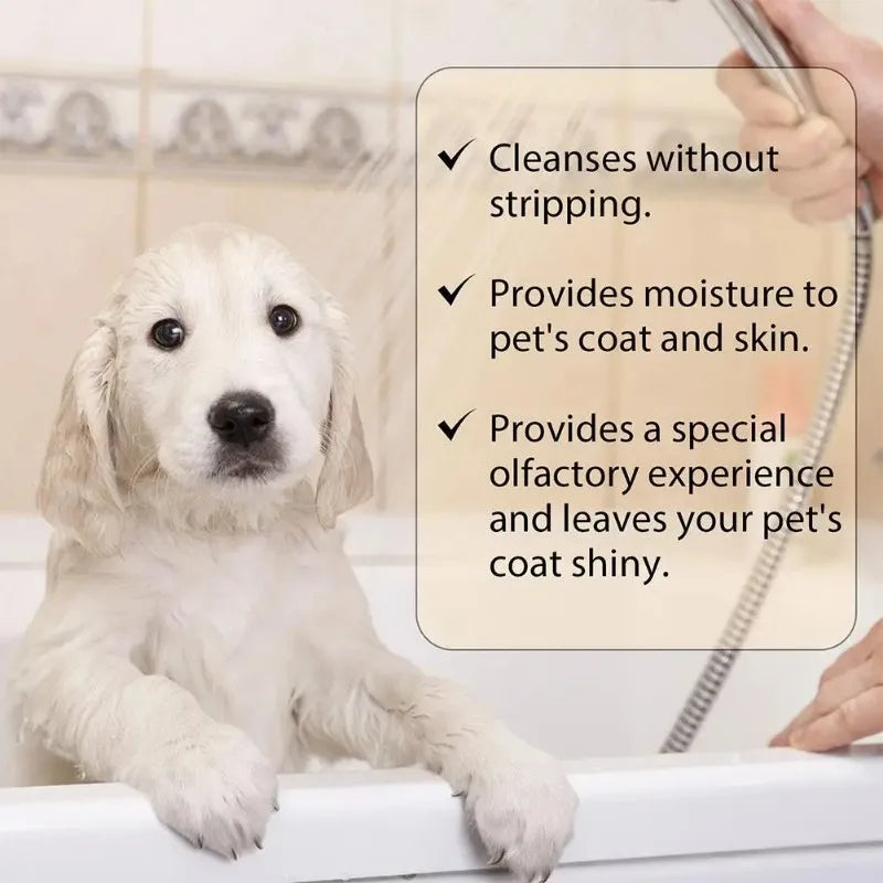 Cat Dog Hair Softening Shower Gel Anti Mite Moisturizing Itchy Cleans Hair