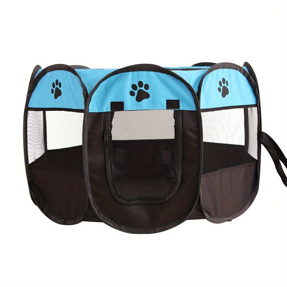 Classic-Style Portable Pet Playpen & Tent
