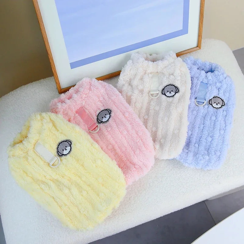 Pet Clothes Soft Fleece Dog Clothes
