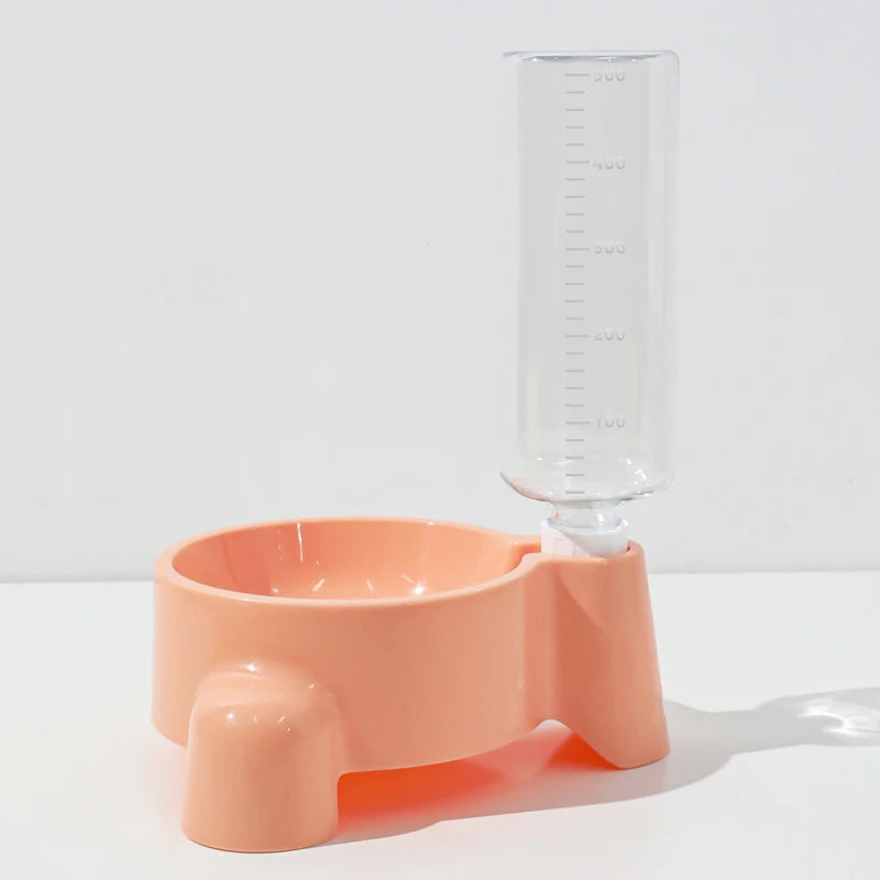Botella de agua para mascotas, alimentación automática de agua para un solo cuenco de agua potable, dispensador de cuencos para beber para cachorros y gatos, suministros para mascotas