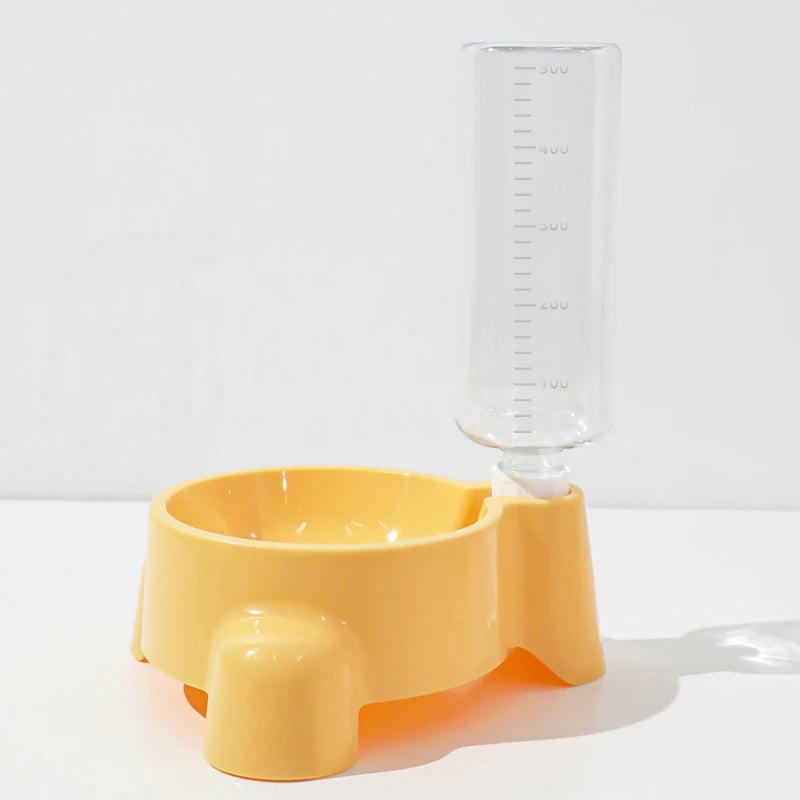 Botella de agua para mascotas, alimentación automática de agua para un solo cuenco de agua potable, dispensador de cuencos para beber para cachorros y gatos, suministros para mascotas