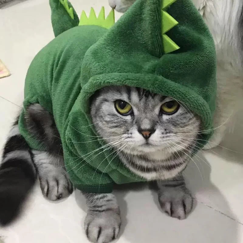 COZY ANIMAL FLEECE JUMPSUIT FOR DOGS & CATS