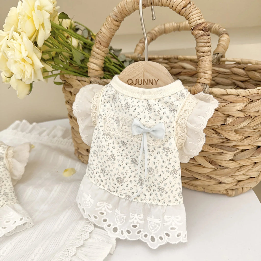 Pet Floral Vest, Pet Clothes Dog and Cat Lace Small Dogs