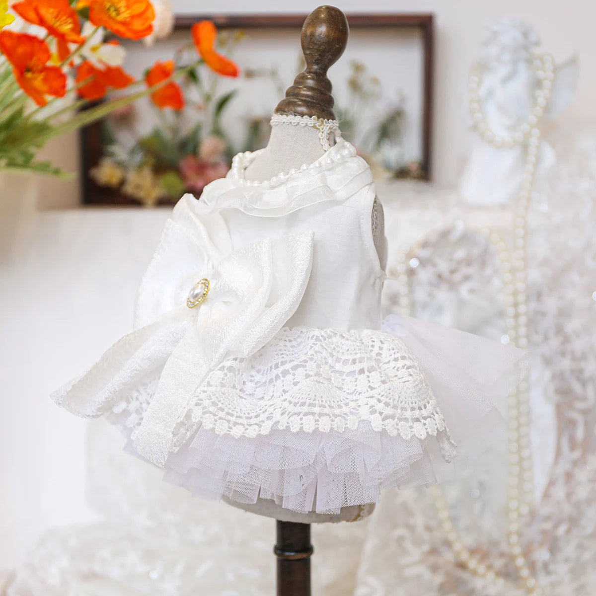 Princess Pet Wedding Dress, Bridal Party Wear