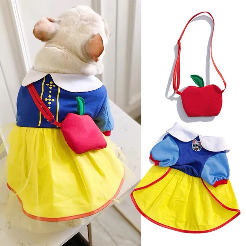 New Pet Dress With Backpack Designer Beautiful