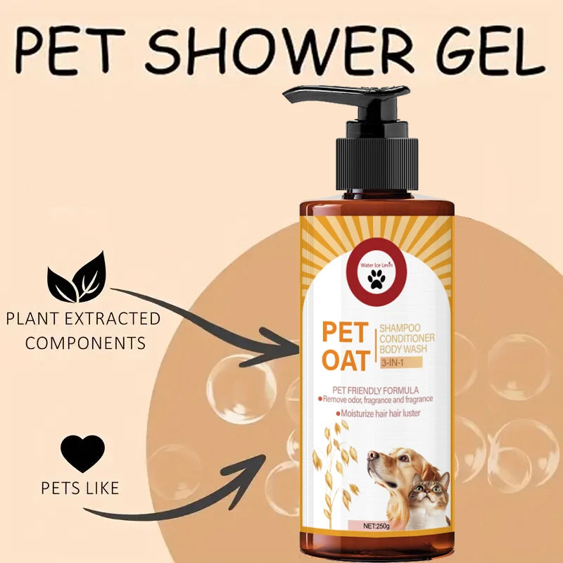 Pet Shampoo; Cleans Hair, Removes Odors, Fragrance