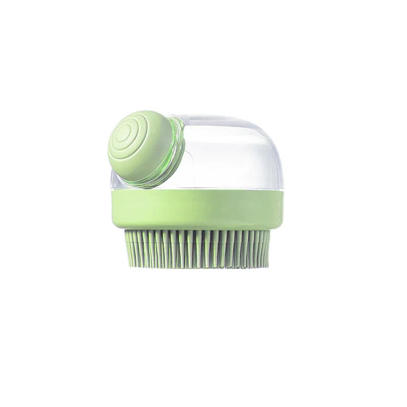 Pet Bath Brush Soft Silicone With Shampoo Dispenser