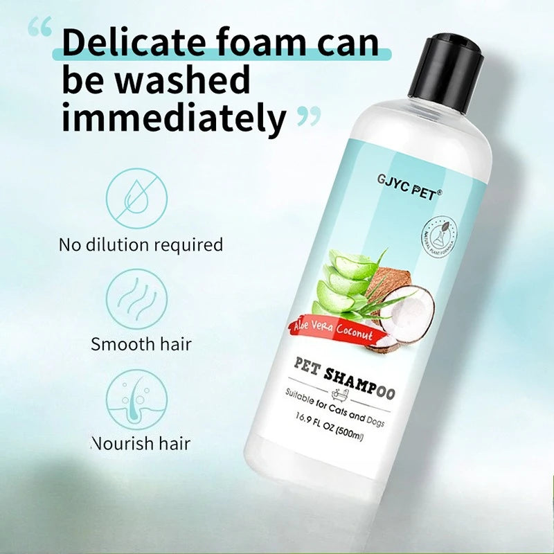 Pet shampoo dog shower gel deodorizing fragrance bath liquid