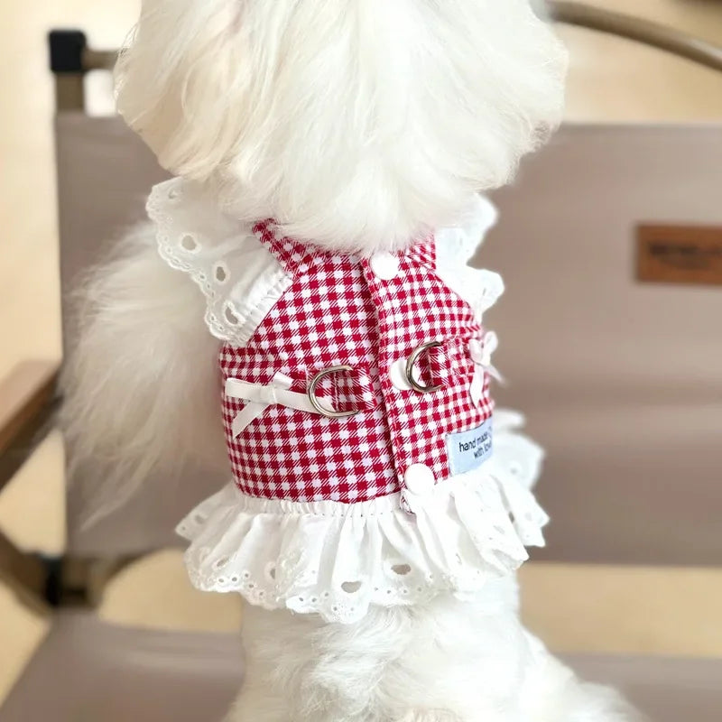 Pet Dog Clothes Lace Skirt  Princess Dress