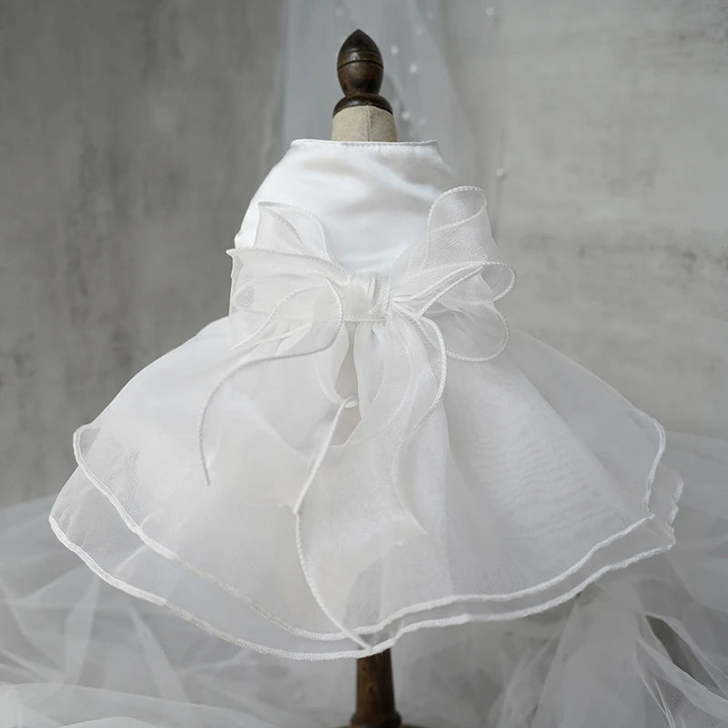 Pet Clothes Dog Wedding Dress