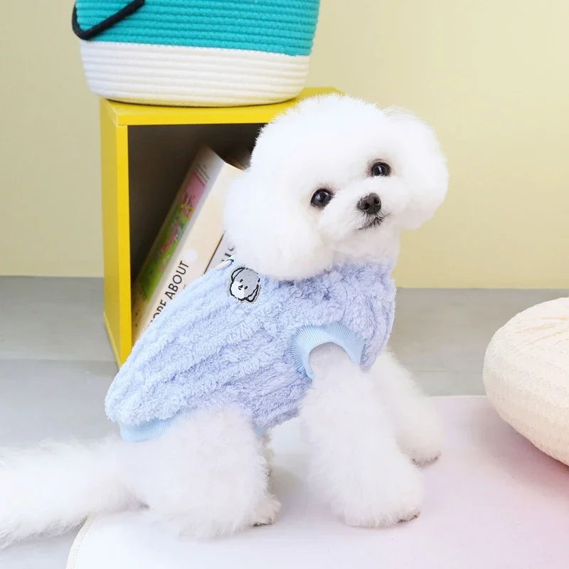 Pet Clothes Soft Fleece Dog Clothes